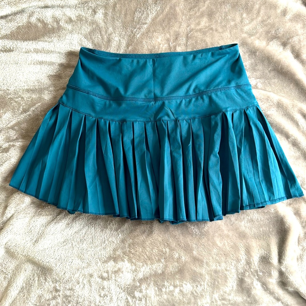 Blue pleated athletic skirt: S